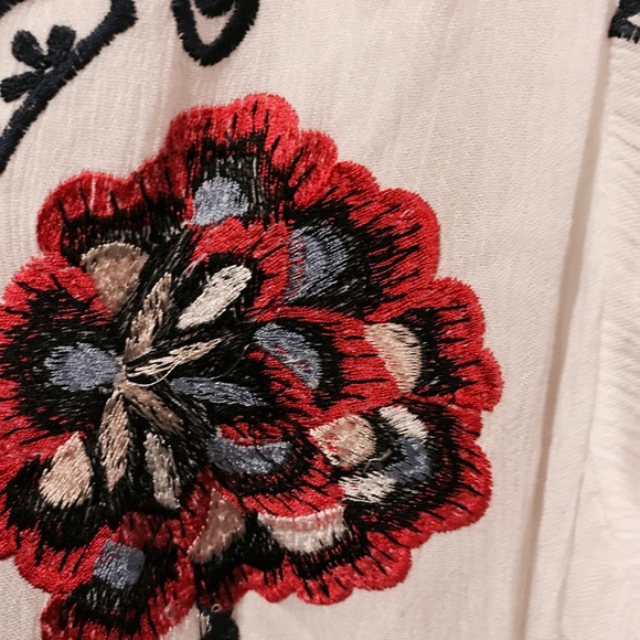 NWT Free People White Embroidered Dress - Picture 3 of 4